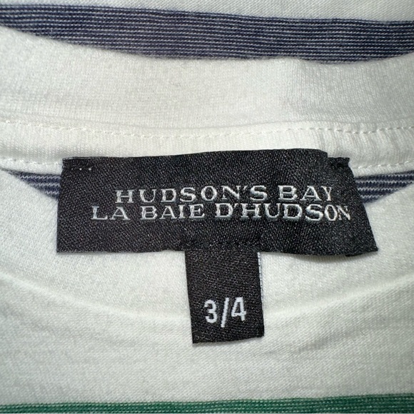 HBC Hudson’s Bay classic Stripes T-Shirt - Picture 2 of 3
